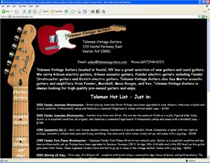 Teleman Vintage Guitars Vestal, NY